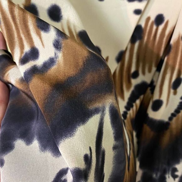 Plenty By Tracy Reese Graphic Silk Dress Size Medium - Picture 5 of 7